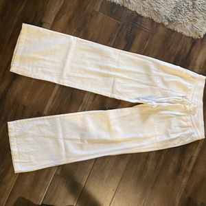 Love Tree wide leg linen casual pants